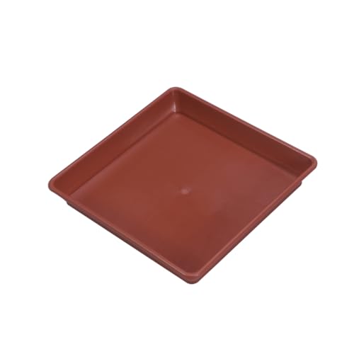 HIAKDOFT 10 Stück Teiliges Quadratisches Harz Tablett Pflanzentopf Untersetzer Hitzebeständig Robust für Drinnen und Draußen Geeignet Pflanzgefäße Garten Blumentopf Saucer Rot HIAKDOFT 10 Stück Teiliges Quadratisches Harz Tablett Pflanzentopf Untersetzer Hitzebeständig Robust für Drinnen und Draußen Geeignet Pflanzgefäße Garten Blumentopf Saucer Rot von HIAKDOFT
