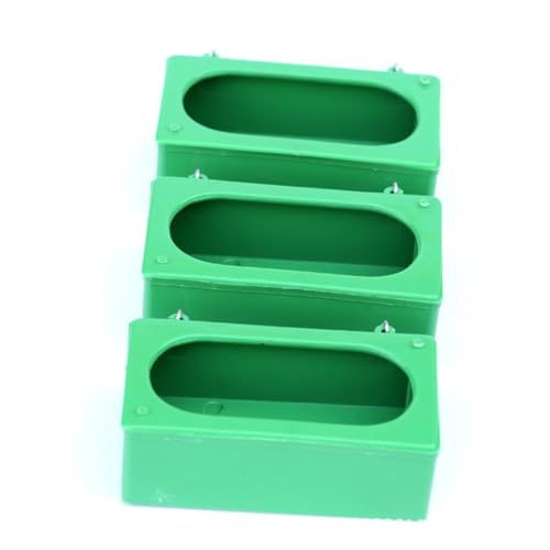 HIAKDOFT 10 Stück Teiliges Spritz Vogel Futtertrog Großer Parrot und Tauben Futterspender Langlebiger Geruchloser Futternapf für Kleinen Vögel Einfach zu Befüllen und Reinigen zum von HIAKDOFT