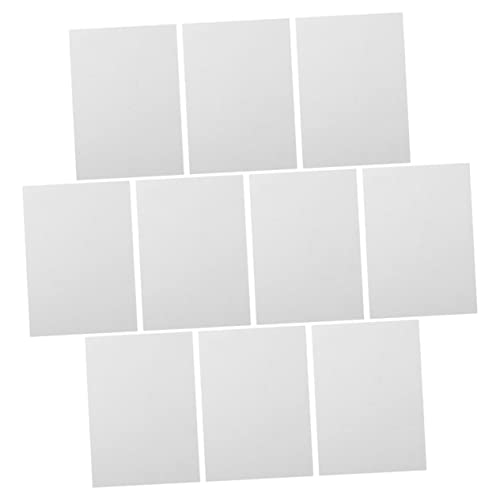 HIAKDOFT 10 Stück Teiliges Sublimations Aluminiumlegierung Blanko Sublimation Metallplatten Spiegel Silber Oberfläche für DIY Foto Druck und Individuelle Schilder von HIAKDOFT