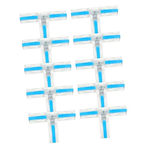 HIAKDOFT 10 Stück Teiliges T Form Kupfer Drahtverbinder mit Isolierten Kabelklemmen Schnelle Steckverbindung Flexible Isolierung Einfache Installation für Elektrogeräte Maschinen Computer von HIAKDOFT