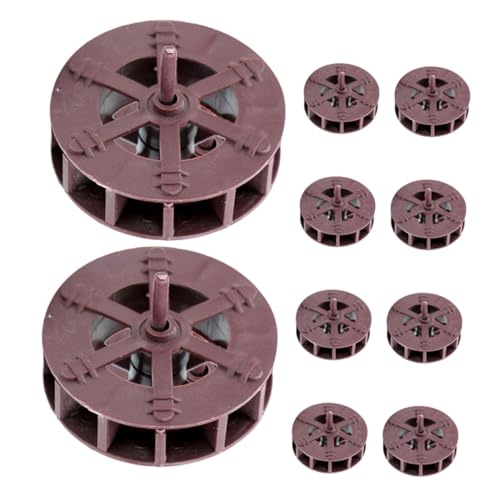 HIAKDOFT 10 Stück Teiliges Wasserrad Dekoration Simulation Micro Landschaft Wasserspiel Teich Garten Teich Zubehör Wetterfest Langlebig für Innen Außen Kleine Flächen von HIAKDOFT