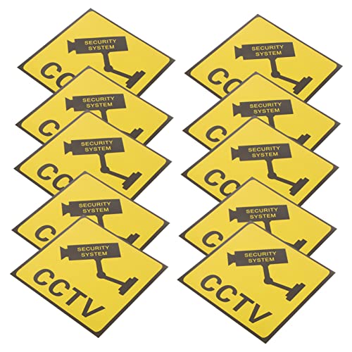 HIAKDOFT 10 Stück Video Warnaufkleber Selbstklebende Warnschilder für Cctv Überwachung Wetterfeste und Langlebige Video Sticker für und Außenbereich HIAKDOFT 10 Stück Video Warnaufkleber Selbstklebende Warnschilder für Cctv Überwachung Wetterfeste und Langlebige Video Sticker für und Außenbereich von HIAKDOFT