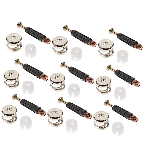 HIAKDOFT 100 Sätze Möbelverbinder Möbelverbinder Fittings mit Verstärktem Stahlexzenter und Nylon Korrosionsbeständig Stabile Verbindung für Schrank Schuhschrank Betten Vielseitig HIAKDOFT 100 Sätze Möbelverbinder Möbelverbinder Fittings mit Verstärktem Stahlexzenter und Nylon Korrosionsbeständig Stabile Verbindung für Schrank Schuhschrank Betten Vielseitig von HIAKDOFT