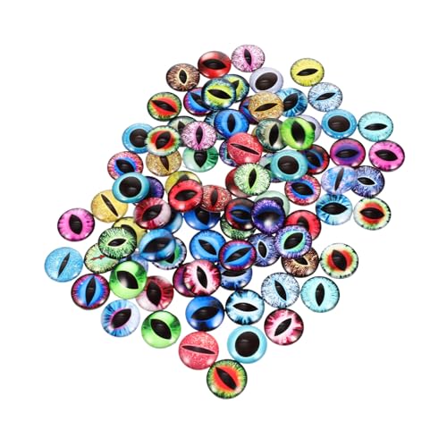 HIAKDOFT 100 Stück Glas Puppenaugen DIY Zubehör Runde Glasaugen für Schmuckherstellung und Basteln Langlebig Leicht für Amigurumi Häkeltiere und Kreative Handarbeiten HIAKDOFT 100 Stück Glas Puppenaugen DIY Zubehör Runde Glasaugen für Schmuckherstellung und Basteln Langlebig Leicht für Amigurumi Häkeltiere und Kreative Handarbeiten von HIAKDOFT