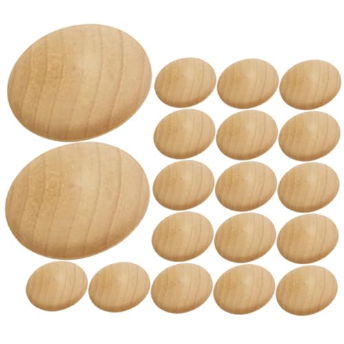 HIAKDOFT 100 Stück Holzlochstopfen Möbel Schraubenloch Abdeckungen Snap Design Stabile Holzstopfen für Möbel Leichte Sichere und Wiederverwendbare Lochkappen für Schrank und Treppe von HIAKDOFT