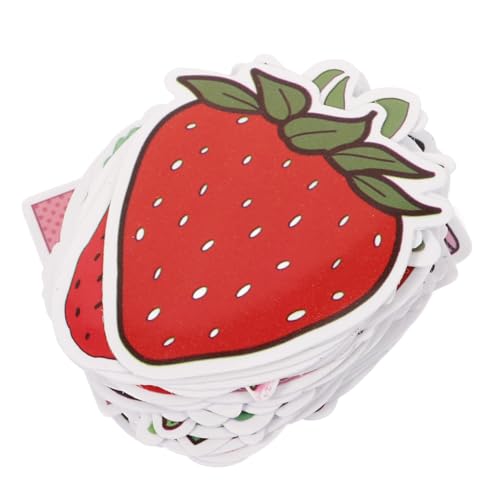HIAKDOFT 100 Stück Teiliges Erdbeer Sticker DIY Belohnungsaufkleber für Süße Früchte Designs für Notizbücher Wasserflaschen Laptops und Telefone für Schule und Bastelprojekte HIAKDOFT 100 Stück Teiliges Erdbeer Sticker DIY Belohnungsaufkleber für Süße Früchte Designs für Notizbücher Wasserflaschen Laptops und Telefone für Schule und Bastelprojekte von HIAKDOFT