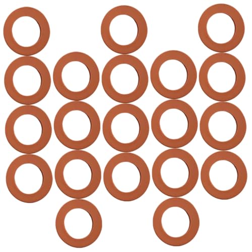 HIAKDOFT 100 Stück Teiliges Gummi Dichtungsringe für Gartenschlauch Wasserdichte Verschleißfeste und Elastische Dichtungsringe für Gartenschlauchanschluss Langlebige Gummi Unterlegscheiben HIAKDOFT 100 Stück Teiliges Gummi Dichtungsringe für Gartenschlauch Wasserdichte Verschleißfeste und Elastische Dichtungsringe für Gartenschlauchanschluss Langlebige Gummi Unterlegscheiben von HIAKDOFT