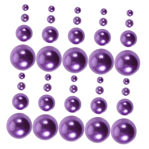HIAKDOFT 110 Stück Teiliges Perlen Künstliche Vase Füller Tiefviolett DIY Bastelperlen für Vasenfüllung Blumenarrangements und Partydekoration von HIAKDOFT