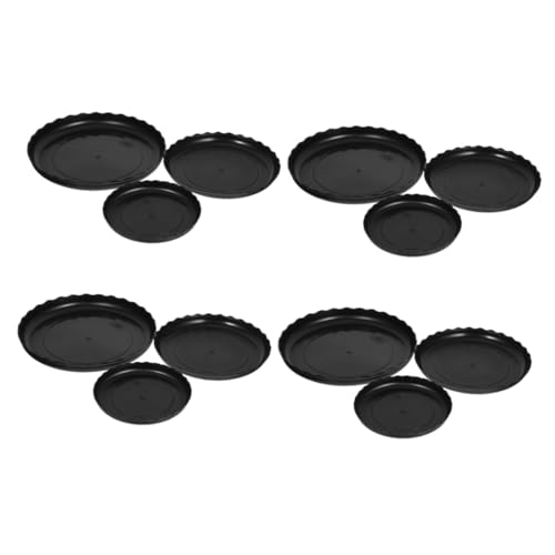 HIAKDOFT 12 Stück Runde Pflanzuntersetzer aus Kunststoff Wasserauffangende Blumentopf-abtropfschalen für Innen Außenbereiche Vielseitig Einsetzbar Fördert Gesunde Pflanzenwurzeln HIAKDOFT 12 Stück Runde Pflanzuntersetzer aus Kunststoff Wasserauffangende Blumentopf-abtropfschalen für Innen Außenbereiche Vielseitig Einsetzbar Fördert Gesunde Pflanzenwurzeln von HIAKDOFT