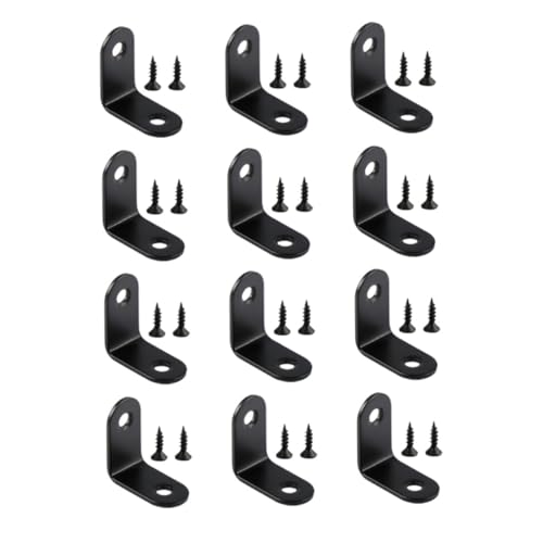 HIAKDOFT 12 Stück Teiliges Eckwinkel Dickem Edelstahl mit Schrauben Rostfrei Hochbelastbar Möbel Regal Halterung Winkelverbinder für Wand Schreibtisch Trennwand HIAKDOFT 12 Stück Teiliges Eckwinkel Dickem Edelstahl mit Schrauben Rostfrei Hochbelastbar Möbel Regal Halterung Winkelverbinder für Wand Schreibtisch Trennwand von HIAKDOFT