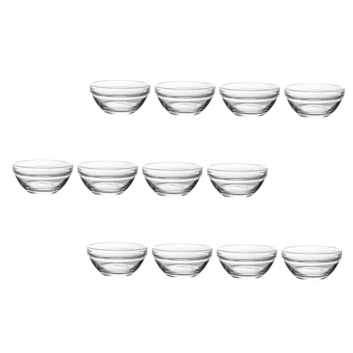 HIAKDOFT 12 Stück Teiliges Hitzebeständige Glasschalen Stapelbare Dessertschalen und Puddingformen aus Glas für Zuhause und Gastronomiebetrieb HIAKDOFT 12 Stück Teiliges Hitzebeständige Glasschalen Stapelbare Dessertschalen und Puddingformen aus Glas für Zuhause und Gastronomiebetrieb von HIAKDOFT