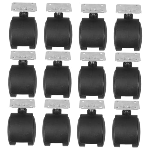HIAKDOFT 12 Stück Teiliges Möbel lenkrollen aus Robustem Nylon und Abs Leicht Montierbar Einsetzbar für Möbel Schränke und Handwagen Geräuscharm und Langlebig HIAKDOFT 12 Stück Teiliges Möbel lenkrollen aus Robustem Nylon und Abs Leicht Montierbar Einsetzbar für Möbel Schränke und Handwagen Geräuscharm und Langlebig von HIAKDOFT