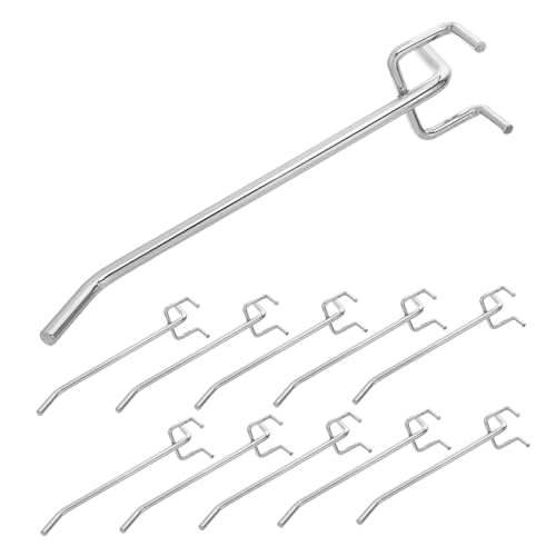 HIAKDOFT 12 Stück Teiliges Pegboard Haken Lochabstand Stabile Lochwand Halter für Werkzeug Haushalt Supermarktregale Einfache Montage Hohe Tragkraft Vielseitig Einsetzbar HIAKDOFT 12 Stück Teiliges Pegboard Haken Lochabstand Stabile Lochwand Halter für Werkzeug Haushalt Supermarktregale Einfache Montage Hohe Tragkraft Vielseitig Einsetzbar von HIAKDOFT