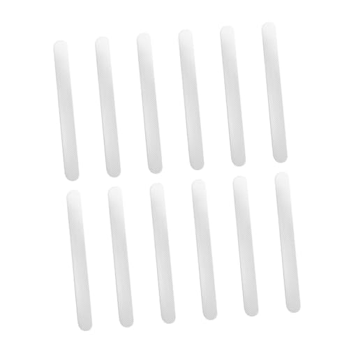 HIAKDOFT 12 Stück Teiliges Transparente Anti rutsch Aufkleber für Badewanne und Dusche Selbstklebend rutschfest Sicherer Schutz für Bad und Treppen Einfache Montage von HIAKDOFT