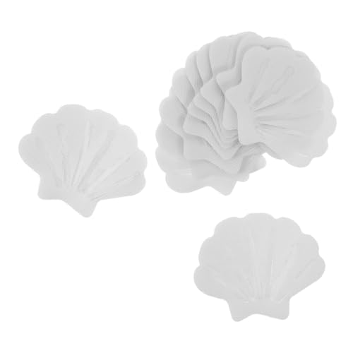 HIAKDOFT 12 Stück Teiliges Transparentes Anti rutsch badewannen Selbstklebende Sicherheitsstreifen mit Muschel Design Wasserfest und Langlebig Einfache Installation für Badezimmerfliesen von HIAKDOFT