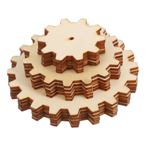 HIAKDOFT 15 Stk. Teiliges Holzräder aus Natürlichem Robustem Holz Sicher für Bemalen und Basteln Fördert Kreativität Feinmotorik und Problemlösungsfähigkeiten für DIY Projekte und HIAKDOFT 15 Stk. Teiliges Holzräder aus Natürlichem Robustem Holz Sicher für Bemalen und Basteln Fördert Kreativität Feinmotorik und Problemlösungsfähigkeiten für DIY Projekte und von HIAKDOFT