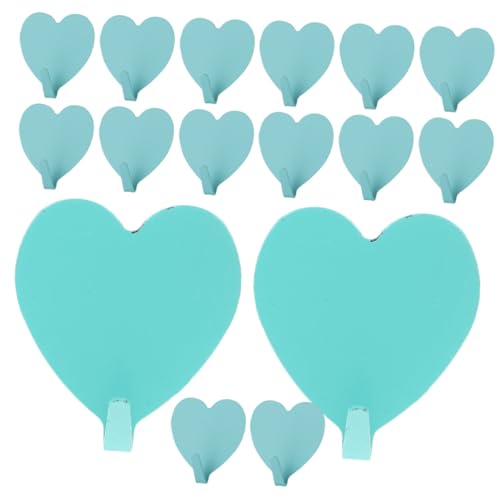HIAKDOFT 16 Stück Teiliges Herzförmiges Klebehaken Mehrzweck Wandhaken für Haushalt Tragfähig und Dekorativ Ablösbar Rückstandsfrei zum Aufhängen von Kleidung Handtaschen Schlüsseln HIAKDOFT 16 Stück Teiliges Herzförmiges Klebehaken Mehrzweck Wandhaken für Haushalt Tragfähig und Dekorativ Ablösbar Rückstandsfrei zum Aufhängen von Kleidung Handtaschen Schlüsseln von HIAKDOFT