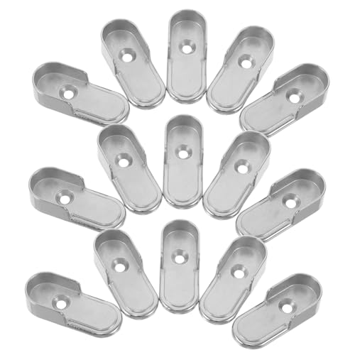 HIAKDOFT 18 Stück Kleiderstangenbasis Hängestangenhalterung hängen Silberne kleiderstangen Halterung Kleiderstangenhalterung Closet Rod Bracket Schrankstange Sockel Zinklegierung HIAKDOFT 18 Stück Kleiderstangenbasis Hängestangenhalterung hängen Silberne kleiderstangen Halterung Kleiderstangenhalterung Closet Rod Bracket Schrankstange Sockel Zinklegierung von HIAKDOFT