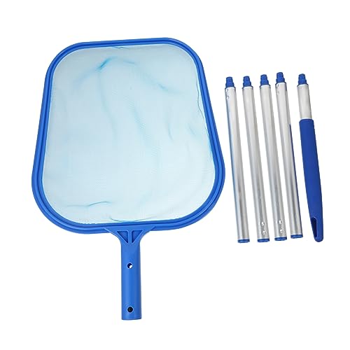 HIAKDOFT 1stück Rod Pool Kescher Robustes Schwimmbad Reinigungsnetz Mit Feinem Maschen Für Laub Und Schmutz Für Teiche Und Aquarien Lang von HIAKDOFT