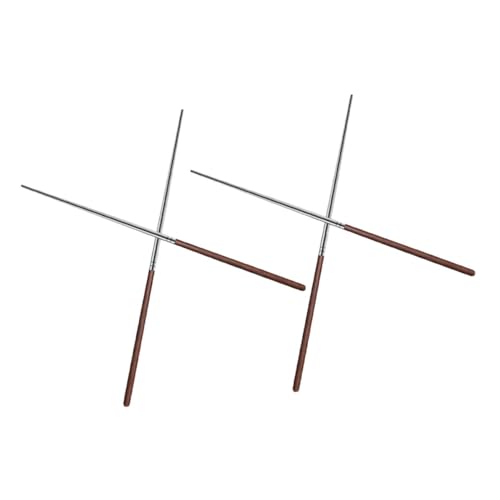 HIAKDOFT 2 Paare Edelstahl Essstäbchen Extra Lang Rutschfest Hitzebeständig Wiederverwendbar für Hot Pot Braten und Nudelgerichte mit Langlebigem Stahl und Ergonomischem Design HIAKDOFT 2 Paare Edelstahl Essstäbchen Extra Lang Rutschfest Hitzebeständig Wiederverwendbar für Hot Pot Braten und Nudelgerichte mit Langlebigem Stahl und Ergonomischem Design von HIAKDOFT