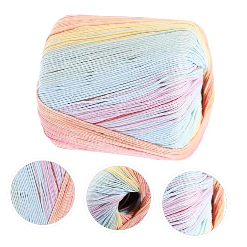 HIAKDOFT 2 Rollen Handgefertigtes Baumwollgarn DIY Makramee Seil zum Stricken Häkeln Basteln Weiches Langlebiges Material für Kreative Handarbeitsprojekte von HIAKDOFT