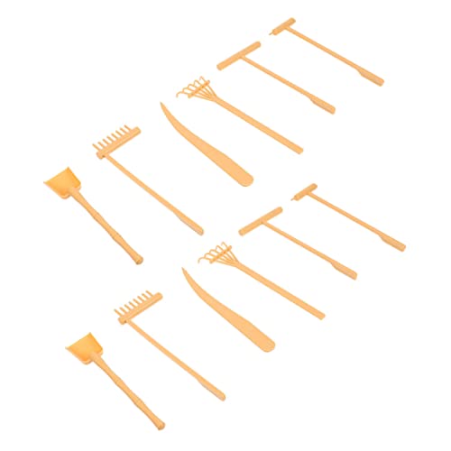HIAKDOFT 2 Sätze Zen Garten Sandrechen Robustes Zubehör für Schreibtisch Zen Gartendekoration Entspannende Sandkunst Werkzeuge für Meditation und DIY Sandkästen von HIAKDOFT