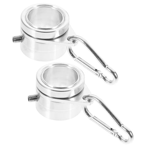 HIAKDOFT 2 Stück Aluminiumlegierung Fahnenmast Drehbarer Befestigungsring Anti wickel Fahnenhalter Robust für Flaggenmast Zubehör HIAKDOFT 2 Stück Aluminiumlegierung Fahnenmast Drehbarer Befestigungsring Anti wickel Fahnenhalter Robust für Flaggenmast Zubehör von HIAKDOFT