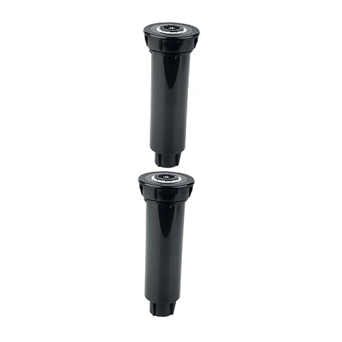 HIAKDOFT 2 Stück Automatischer Versenkbarer Bewässerungssprinkler Verstellbarer Rasensprenger mit Integriertem Filter Sprühbereich Langlebig für Garten und Beetbewässerung von HIAKDOFT