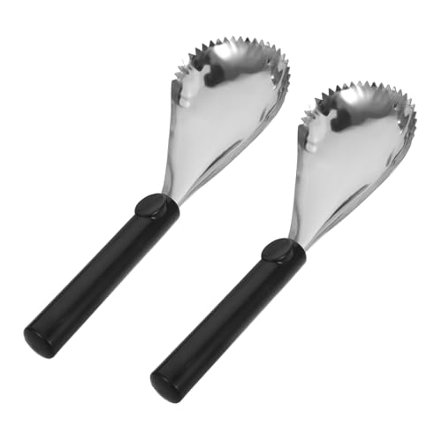 HIAKDOFT 2 Stück Edelstahl Kürbisfruchtentferner mit Gezahnter Schaufel Püree Separator Stabiler Kernentferner für Kürbis Gemüse Obst Manuell Schwarz für Haushalt und Erntedankfest HIAKDOFT 2 Stück Edelstahl Kürbisfruchtentferner mit Gezahnter Schaufel Püree Separator Stabiler Kernentferner für Kürbis Gemüse Obst Manuell Schwarz für Haushalt und Erntedankfest von HIAKDOFT