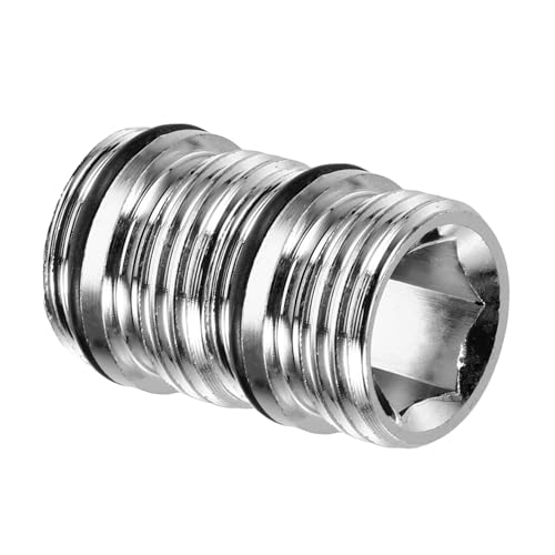 HIAKDOFT 2 Stück Faucet Adapter Kit Universeller Wasserhahn Adapter für Küchenspüle und Badezimmer Hochwertiger Kupferadapter für Flexible Anschlussmöglichkeiten Installieren Langlebig und von HIAKDOFT
