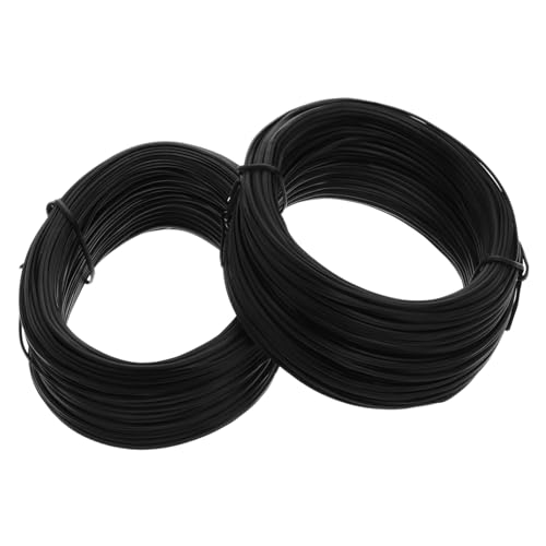 HIAKDOFT 2 Stück Galvanisierter Eisendraht Schwarz Gartendraht Flexibel Pflanzendraht Wetterfest Strap Kabelbinder Mehrzweck Befestigung Zubehör HIAKDOFT 2 Stück Galvanisierter Eisendraht Schwarz Gartendraht Flexibel Pflanzendraht Wetterfest Strap Kabelbinder Mehrzweck Befestigung Zubehör von HIAKDOFT
