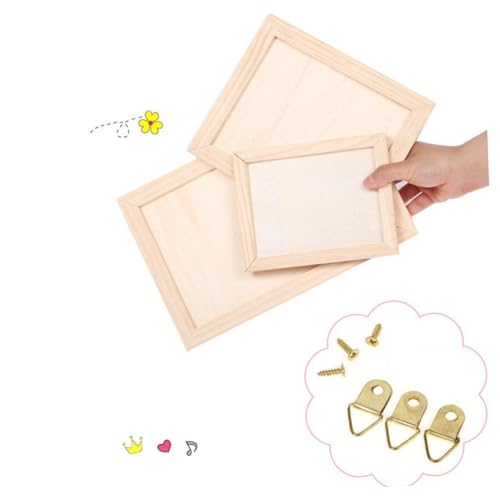 HIAKDOFT 2 Stück Große Leere Holz Bilderrahmen zum Bemalen Kunst DIY Wanddekoration Malrahmen für Kinderzeichnungen und Bastelprojekte HIAKDOFT 2 Stück Große Leere Holz Bilderrahmen zum Bemalen Kunst DIY Wanddekoration Malrahmen für Kinderzeichnungen und Bastelprojekte von HIAKDOFT