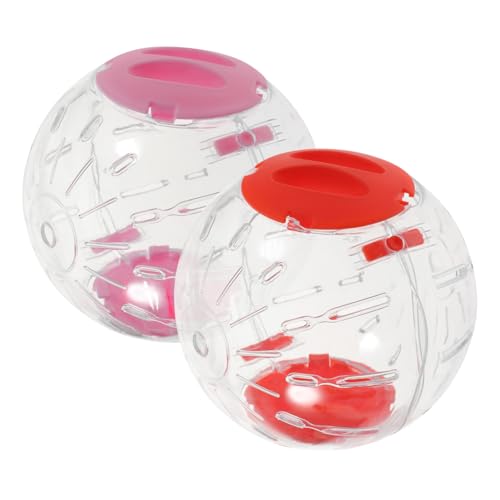 HIAKDOFT 2 Stück Hamster Laufkugel Transparenter Übungsball mit Belüftung für Kleintiere Wie Chinchilla Meerschweinchen Rennmaus Sicheres Material Atmungsaktiv mit Schloss für Gesunde HIAKDOFT 2 Stück Hamster Laufkugel Transparenter Übungsball mit Belüftung für Kleintiere Wie Chinchilla Meerschweinchen Rennmaus Sicheres Material Atmungsaktiv mit Schloss für Gesunde von HIAKDOFT