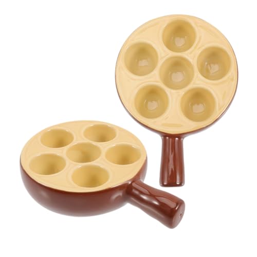 HIAKDOFT 2 Stück Keramik Escargot Backform Glasiert Hitzebeständig Rutschfeste Mulden Vielseitige Meeresfrüchte Servierplatte für Küche und Restaurant HIAKDOFT 2 Stück Keramik Escargot Backform Glasiert Hitzebeständig Rutschfeste Mulden Vielseitige Meeresfrüchte Servierplatte für Küche und Restaurant von HIAKDOFT