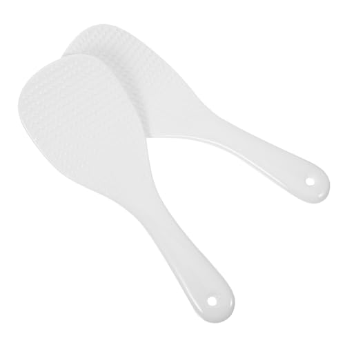 HIAKDOFT 2 Stück Keramik Reislöffel Weiß Ergonomisch Geformt Rutschfest Griffig Küchenhelfer für Haushalt Restaurant Langlebig Glatt Oberfläche HIAKDOFT 2 Stück Keramik Reislöffel Weiß Ergonomisch Geformt Rutschfest Griffig Küchenhelfer für Haushalt Restaurant Langlebig Glatt Oberfläche von HIAKDOFT