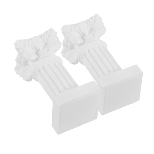 HIAKDOFT 2 Stück Kleine Weiße Römische Säule Kerzenhalter aus Robustem Dekoratives Mini Säulenornament für Schreibtisch Wohnzimmer und Fotohintergrund Moderne Tischdekoration HIAKDOFT 2 Stück Kleine Weiße Römische Säule Kerzenhalter aus Robustem Dekoratives Mini Säulenornament für Schreibtisch Wohnzimmer und Fotohintergrund Moderne Tischdekoration von HIAKDOFT