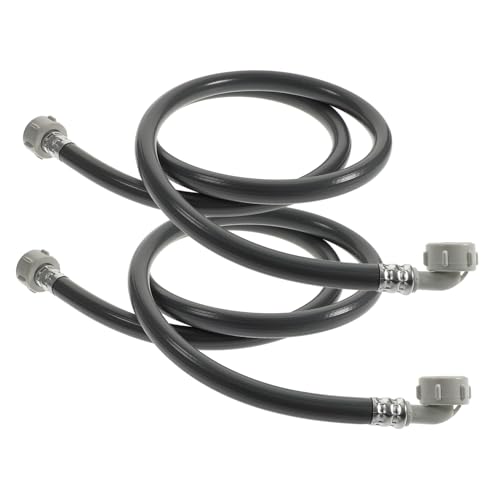 HIAKDOFT 2 Stück PVC Waschmaschinen Zulaufschlauch mit Adapter Flexibel und Installieren für Gängigen Waschmaschinen Geeignet von HIAKDOFT