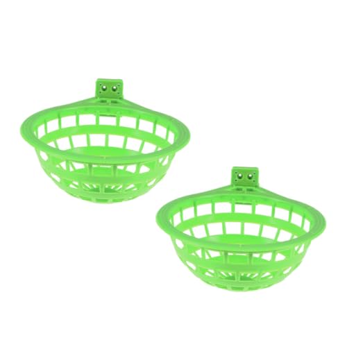 HIAKDOFT 2 Stück Plastik Papageiennest Tragbares Vogelhaus mit Hohlraum für Kleine Vögel und Wellensittiche Langlebiges Sicheres und Einfach zu Installierendes Vogelzubehör für Käfig und HIAKDOFT 2 Stück Plastik Papageiennest Tragbares Vogelhaus mit Hohlraum für Kleine Vögel und Wellensittiche Langlebiges Sicheres und Einfach zu Installierendes Vogelzubehör für Käfig und von HIAKDOFT