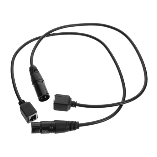 HIAKDOFT 2 Stück Teiliges Bühnenlicht Adapterkabel Polig Buchse Signalverlängerung für Dj Lichtsteuerung Konzertbeleuchtung Robust Schnelle Installation Vielseitig Einsetzbar von HIAKDOFT