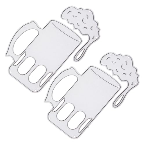 HIAKDOFT 2 Stück Teiliges DIY Stanzformen Bierbecher Carbonstahl Schneidform für Kartengestaltung Präzise Stanzschablonen für Scrapbooking Bastelarbeiten und Papierembossing HIAKDOFT 2 Stück Teiliges DIY Stanzformen Bierbecher Carbonstahl Schneidform für Kartengestaltung Präzise Stanzschablonen für Scrapbooking Bastelarbeiten und Papierembossing von HIAKDOFT