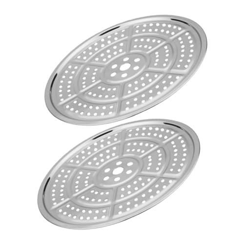 HIAKDOFT 2 Stück Teiliges Dämpfeinsatz Stabiler Dicker Dampfgarer Einsatz für Vielseitiges Kochen Rostfrei Leicht zu Reinigen Geeignet für Gemüse Fisch Eier und Dampfgaren zu Hause HIAKDOFT 2 Stück Teiliges Dämpfeinsatz Stabiler Dicker Dampfgarer Einsatz für Vielseitiges Kochen Rostfrei Leicht zu Reinigen Geeignet für Gemüse Fisch Eier und Dampfgaren zu Hause von HIAKDOFT