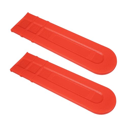 HIAKDOFT 2 Stück Teiliges Kettensägen schwertschutz Lang Schnelles Montagesystem Robustes Kunststoffschutzgehäuse für Kettenführung Effektiver Schutz vor Beschädigungen Sicherer Transport von HIAKDOFT