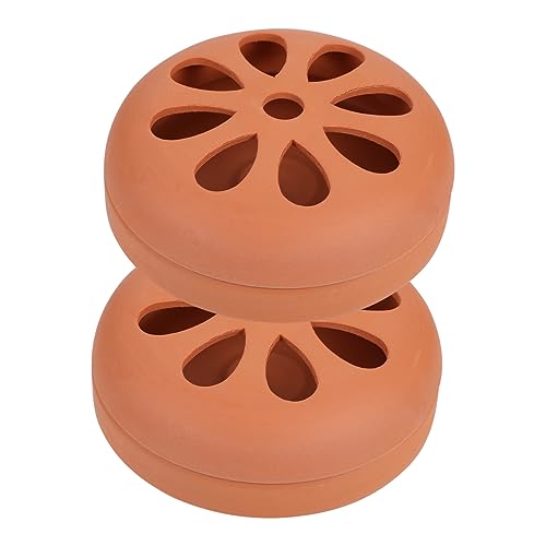 HIAKDOFT 2 Stück Terracotta Räucherspiralen Halter Tragbarer Insektenschutz für Garten Balkon Terrasse Retro Design mit Belüftungsöffnungen Feuerfeste Konstruktion Kompakte HIAKDOFT 2 Stück Terracotta Räucherspiralen Halter Tragbarer Insektenschutz für Garten Balkon Terrasse Retro Design mit Belüftungsöffnungen Feuerfeste Konstruktion Kompakte von HIAKDOFT