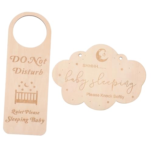 HIAKDOFT 2 Stück Türschild aus Holz Teiliges Schlafenszeit Schild Wolkenform Babyzimmer Dekoration Shower Zeichen HIAKDOFT 2 Stück Türschild aus Holz Teiliges Schlafenszeit Schild Wolkenform Babyzimmer Dekoration Shower Zeichen von HIAKDOFT