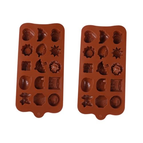 HIAKDOFT 2 Stücke Teiliges Silikon Backform mit Kreativen Motiven Antihaftbeschichtet Langlebig und Umweltfreundlich für DIY Schokolade Pralinen und Kuchen Einfache HIAKDOFT 2 Stücke Teiliges Silikon Backform mit Kreativen Motiven Antihaftbeschichtet Langlebig und Umweltfreundlich für DIY Schokolade Pralinen und Kuchen Einfache von HIAKDOFT