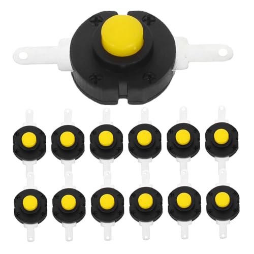 HIAKDOFT 20 Stück Selbstsichernder Drucktastenschalter für Taschenlampen Mikroschalter mit Geradem Stift Langlebiger Einrast schalter für Lichtsteuerung Vielseitig Einsetzbar für Reparatur HIAKDOFT 20 Stück Selbstsichernder Drucktastenschalter für Taschenlampen Mikroschalter mit Geradem Stift Langlebiger Einrast schalter für Lichtsteuerung Vielseitig Einsetzbar für Reparatur von HIAKDOFT