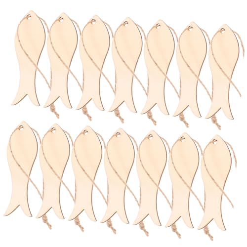 HIAKDOFT 20 Stück Teiliges Holzscheiben Fische zum Basteln und Dekorieren Naturbelassene Holzanhänger mit Glatter Oberfläche für DIY Pendents Party und Wohnraumdeko Bemalbar und HIAKDOFT 20 Stück Teiliges Holzscheiben Fische zum Basteln und Dekorieren Naturbelassene Holzanhänger mit Glatter Oberfläche für DIY Pendents Party und Wohnraumdeko Bemalbar und von HIAKDOFT