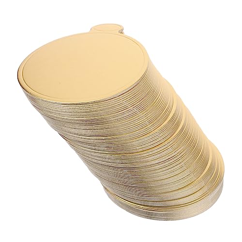 HIAKDOFT 200 Blatt Goldene Runde Tortenunterlagen aus Lebensmittelechtem Karton Mittelgroße Kuchenhalter für Mousse und Tiramisu Torten Stabile Tortenträger für Geburtstag HIAKDOFT 200 Blatt Goldene Runde Tortenunterlagen aus Lebensmittelechtem Karton Mittelgroße Kuchenhalter für Mousse und Tiramisu Torten Stabile Tortenträger für Geburtstag von HIAKDOFT