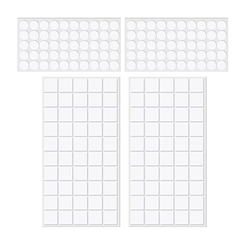 HIAKDOFT 200 Stück Transparente Abnehmbare Doppelseitige Klebepunkte Rund Quadratisch Selbstklebende Klebepads für Basteln Ballons DIY Partydekoration Hohe Haftkraft Spurlos Entfernbar HIAKDOFT 200 Stück Transparente Abnehmbare Doppelseitige Klebepunkte Rund Quadratisch Selbstklebende Klebepads für Basteln Ballons DIY Partydekoration Hohe Haftkraft Spurlos Entfernbar von HIAKDOFT