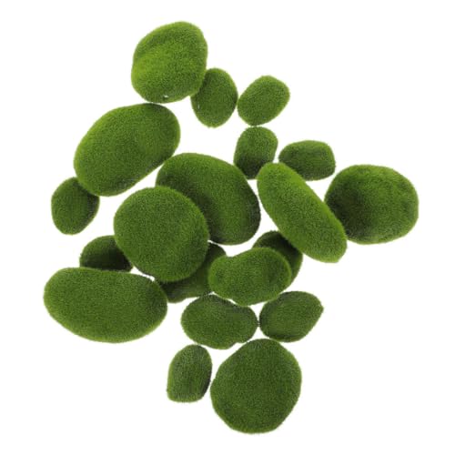 HIAKDOFT 25 Stück Teiliges Moossteine Künstliche Mooskugeln in Naturgetreues Moosdekor für Feengärten Blumenarrangements Bonsai und Außendekoration Pflegefrei Dauerhaft Grün HIAKDOFT 25 Stück Teiliges Moossteine Künstliche Mooskugeln in Naturgetreues Moosdekor für Feengärten Blumenarrangements Bonsai und Außendekoration Pflegefrei Dauerhaft Grün von HIAKDOFT